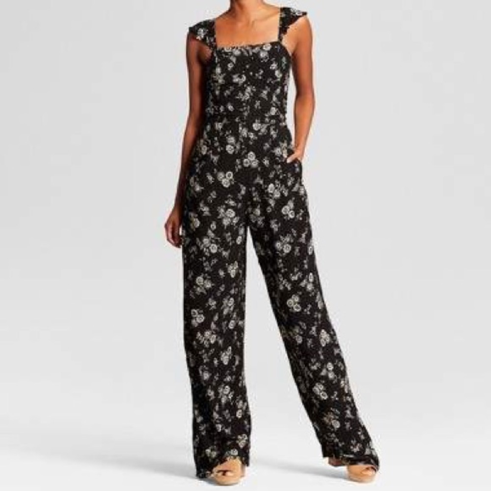 Xhilaration Floral Jumpsuit
